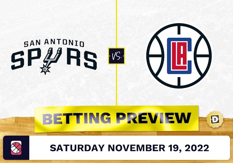 Spurs vs. Clippers Prediction and Odds - Nov 19, 2022