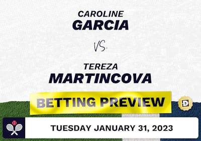 Caroline Garcia vs. Tereza Martincova Predictions - Jan 31, 2023