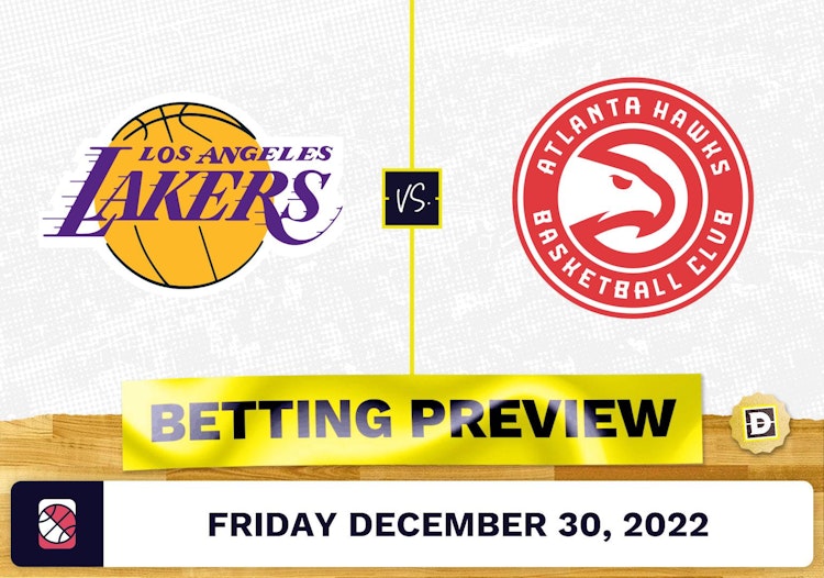 Lakers vs. Hawks Prediction and Odds - Dec 30, 2022