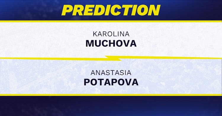 Karolina Muchova vs Anastasia Potapova Tennis Prediction.