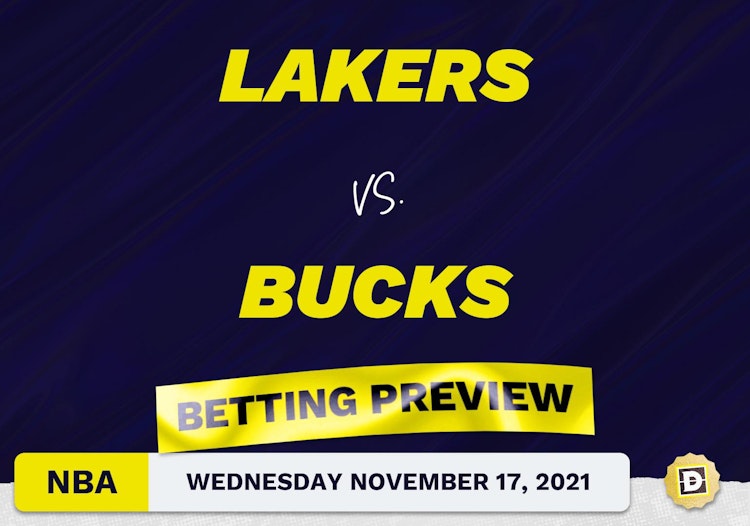 Lakers vs. Bucks Predictions and Odds - Nov 17, 2021