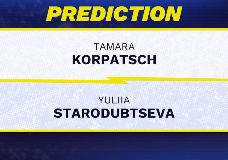 Tamara Korpatsch vs Yuliia Starodubtseva Tennis Prediction.