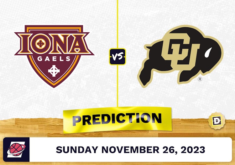 Iona vs. Colorado Basketball Prediction - November 26, 2023