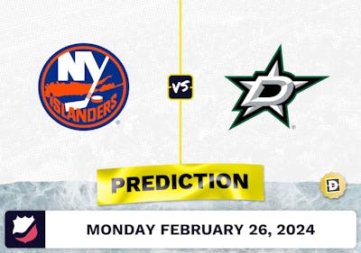 NY Islanders vs. Dallas Stars Prediction, Odds, NHL Picks [2/26/2024]
