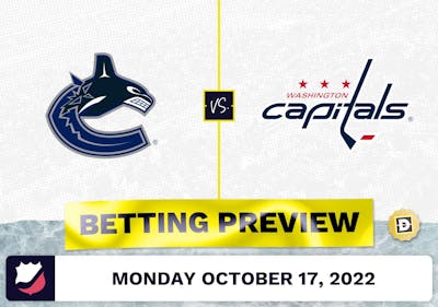 Canucks vs. Capitals Prediction and Odds - Oct 17, 2022
