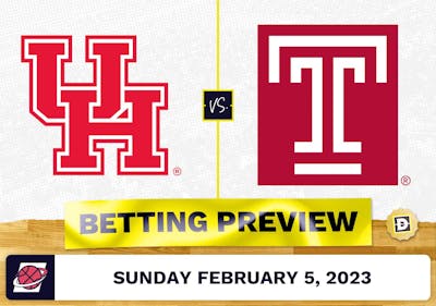 Houston vs. Temple CBB Prediction and Odds - Feb 5, 2023