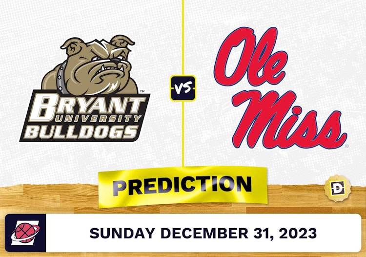 Bryant University vs. Ole Miss Prediction, Odds, College Basketball Picks  [12/31/2023]