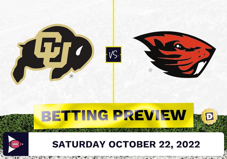 Colorado vs. Oregon State CFB Prediction and Odds - Oct 22, 2022