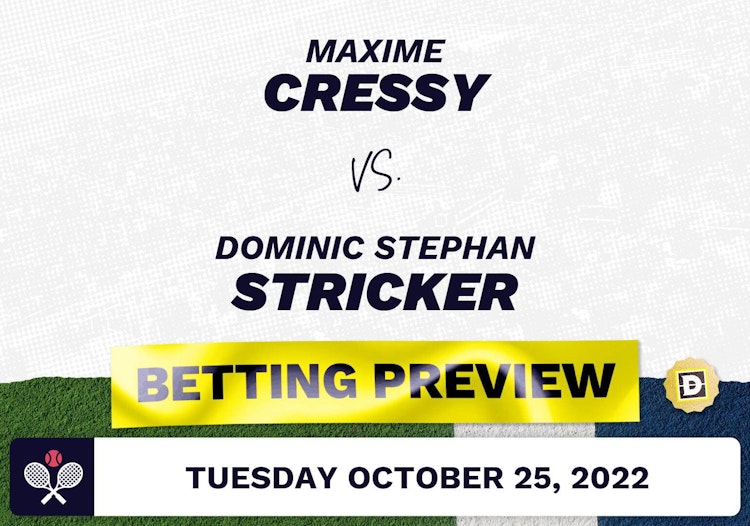 Maxime Cressy vs. Dominic Stephan Stricker Predictions - Oct 25, 2022