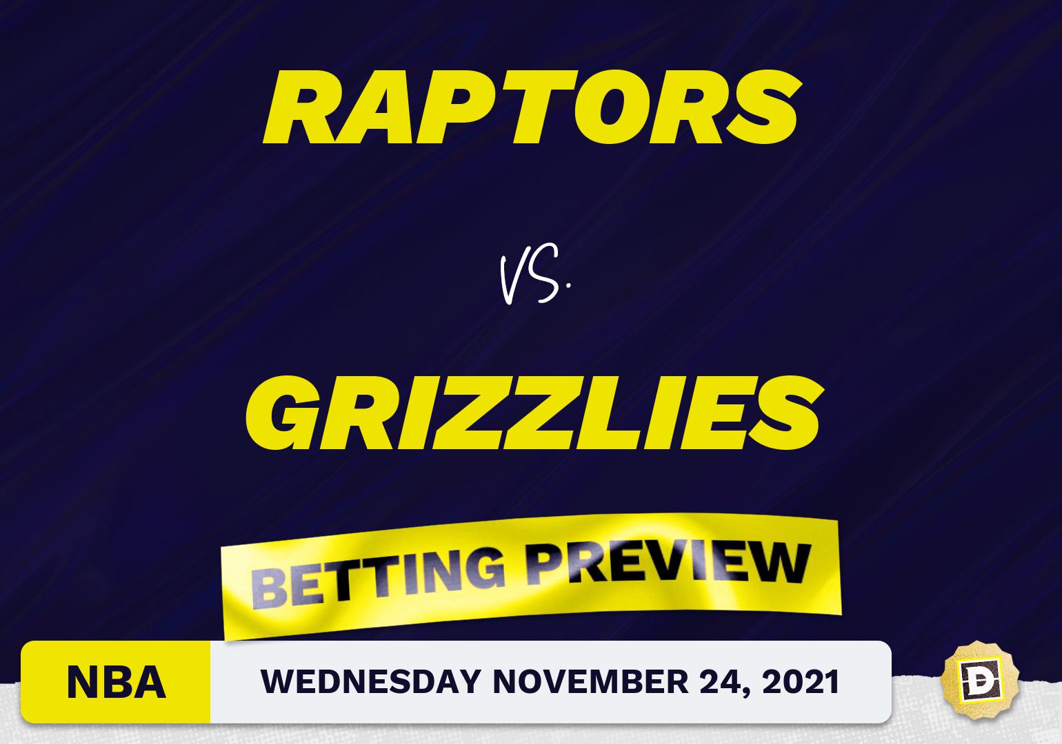 Raptors vs. Grizzlies Predictions and Odds - Nov 24, 2021