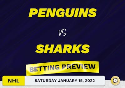 Penguins vs. Sharks Predictions and Odds - Jan 15, 2022