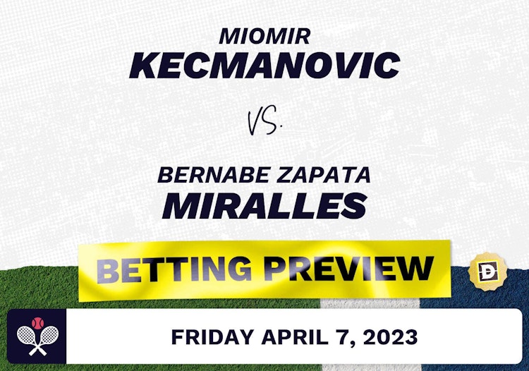 Miomir Kecmanovic vs. Bernabe Zapata Miralles Predictions - Apr 7, 2023