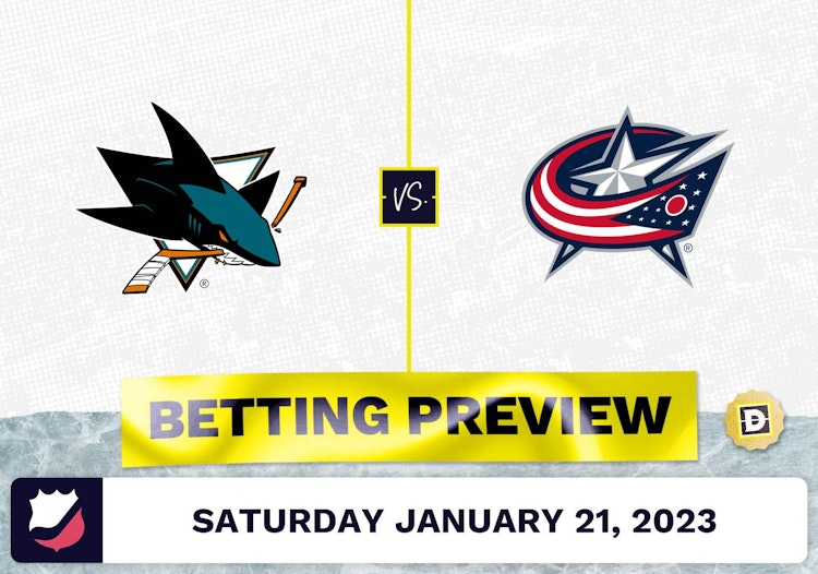 Sharks vs. Blue Jackets Prediction and Odds - Jan 21, 2023