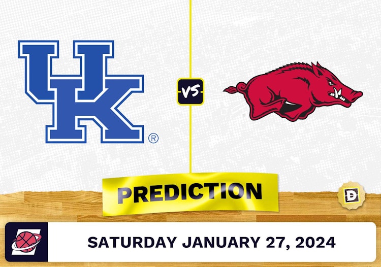 Kentucky vs. Arkansas Prediction, Odds, College Basketball Picks [1/27/2024]