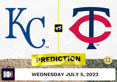 Royals vs. Twins Prediction for MLB Wednesday [7/5/2023]