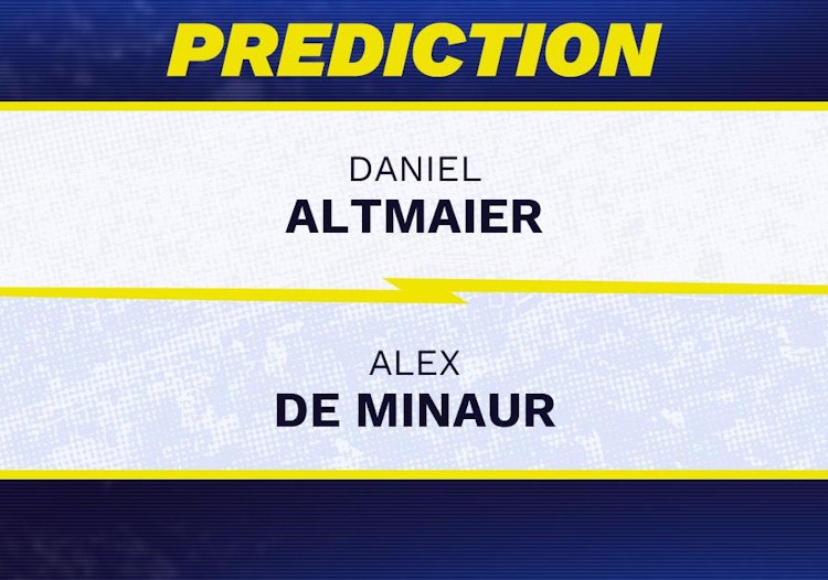 Daniel Altmaier vs Alex de Minaur Tennis Prediction.