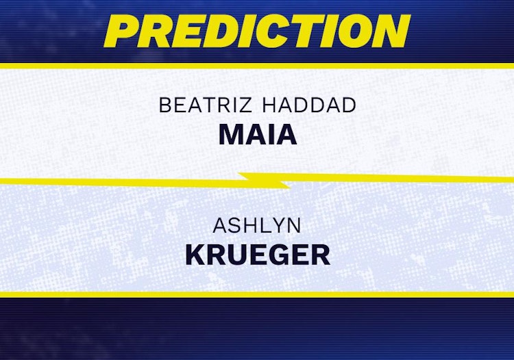 Beatriz Haddad Maia vs Ashlyn Krueger Tennis Prediction.