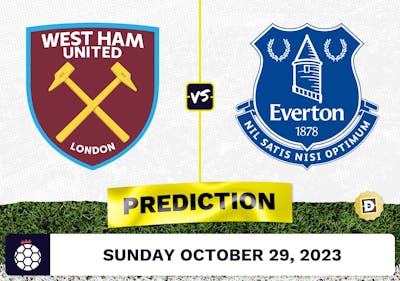 West Ham vs. Everton Prediction and Odds - October 29, 2023