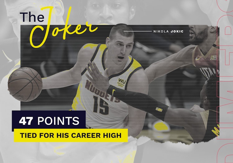 WATCH | Nikola Jokic ties his career-high with 47 points against Utah