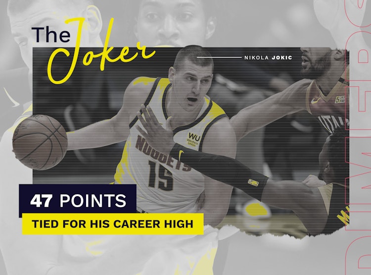 WATCH | Nikola Jokic ties his career-high with 47 points against Utah
