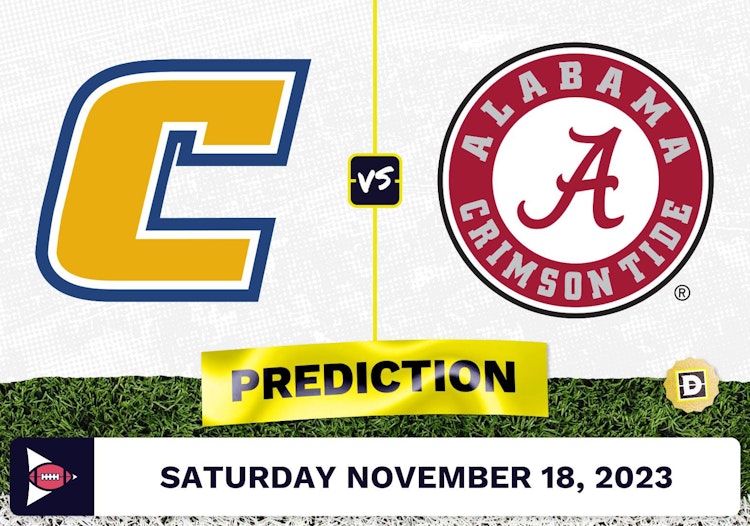 Chattanooga vs. Alabama CFB Prediction and Odds - November 18, 2023