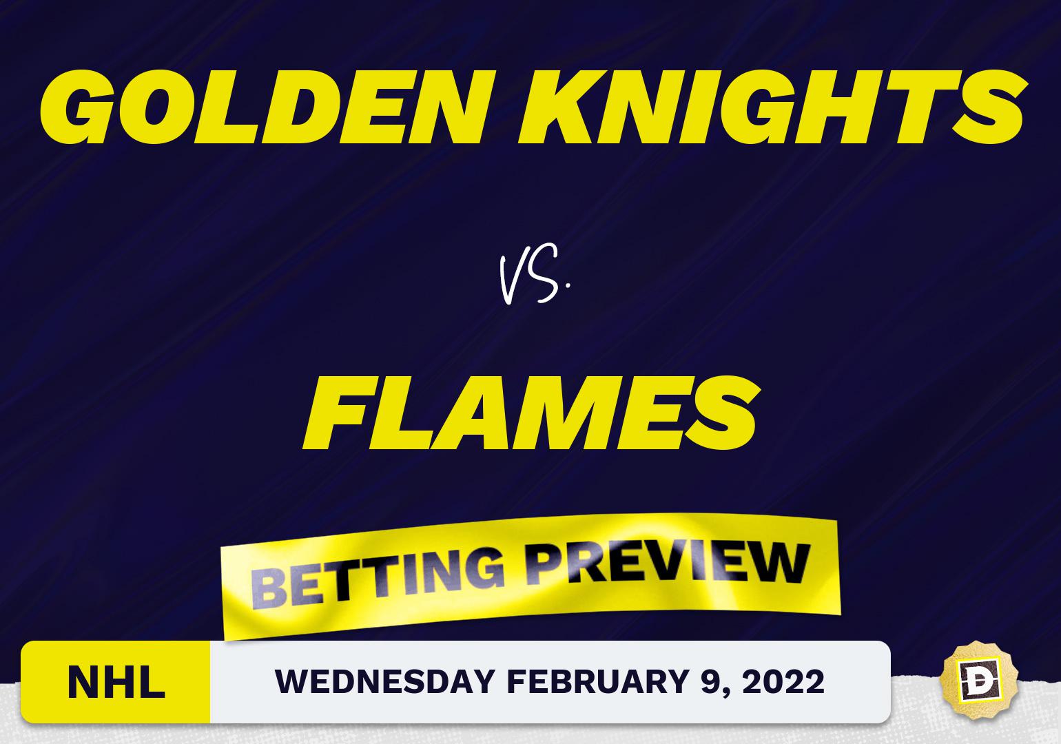 Golden Knights vs. Flames Predictions and Odds - Feb 9, 2022