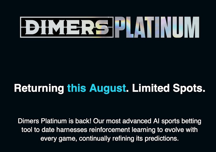 AI, Sports Betting, Dimers Platinum, AI sports bets