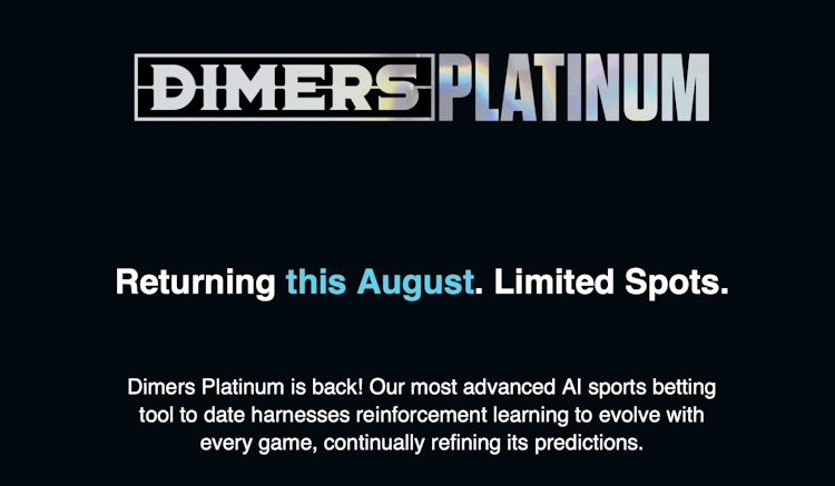 AI, Sports Betting, Dimers Platinum, AI sports bets
