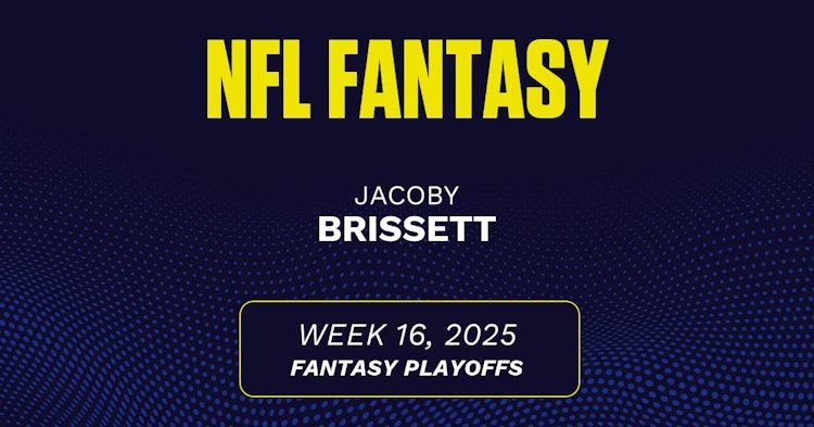 Jacoby Brissett projected stats Week 16, 2025.