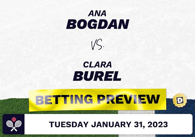 Ana Bogdan vs. Clara Burel Predictions - Jan 31, 2023