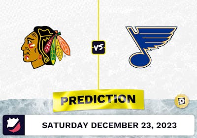 Chicago Blackhawks vs. St. Louis Blues Prediction, Odds, NHL Picks  [12/23/2023]