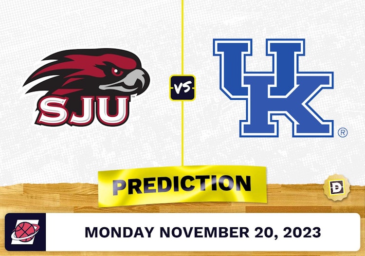 Saint Joseph's (PA) vs. Kentucky Basketball Prediction - November 20, 2023