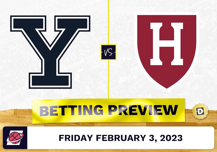 Yale vs. Harvard CBB Prediction and Odds - Feb 3, 2023