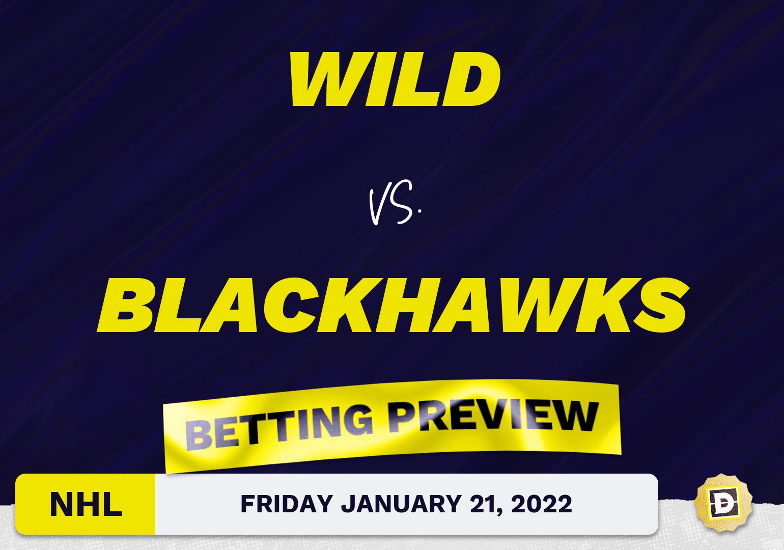 Wild vs. Blackhawks Predictions and Odds - Jan 21, 2022