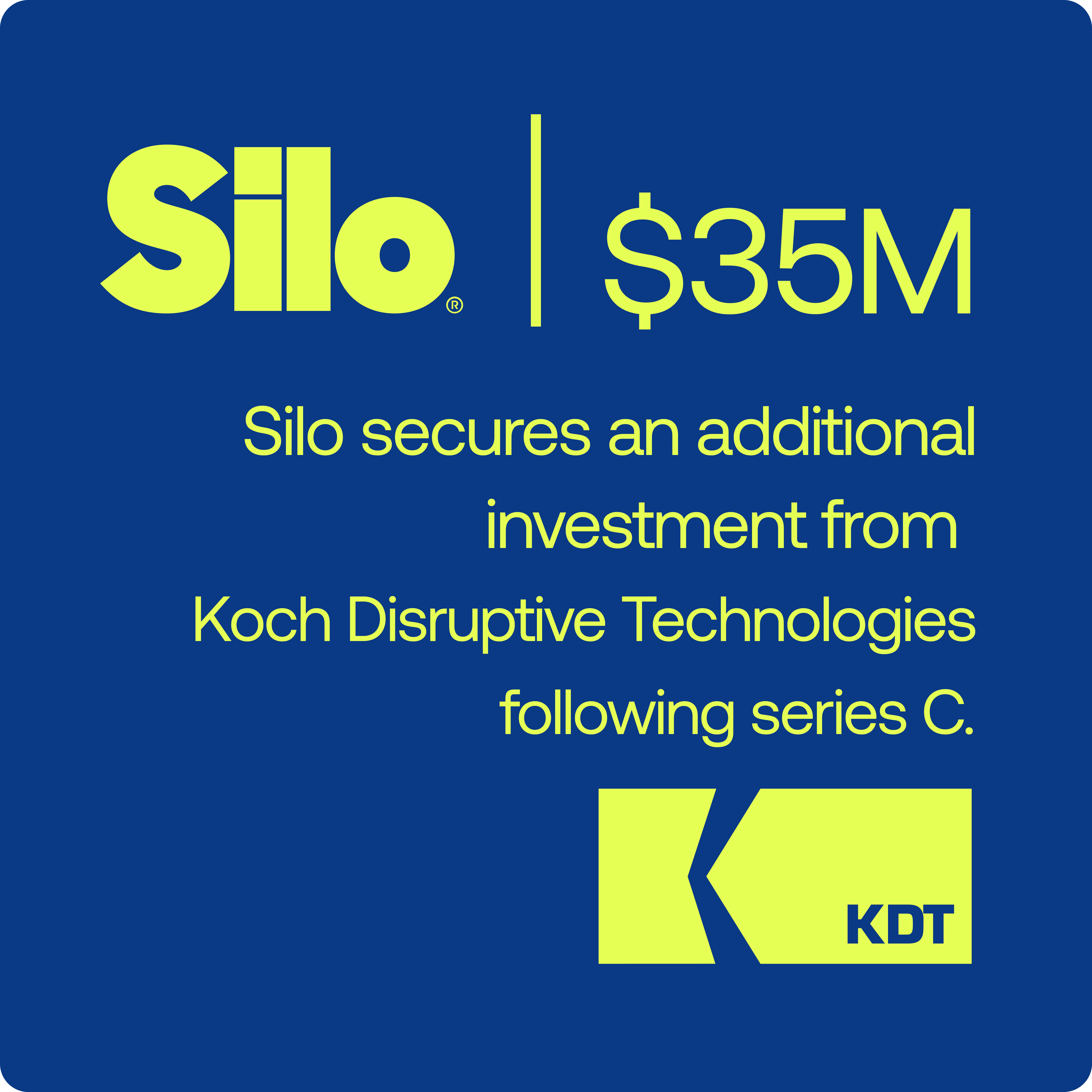 Silo's Momentum: Fueling Innovation and Growth with KDT Investment