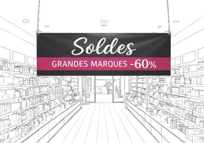 Impression grand format sur bâche intérieure M1