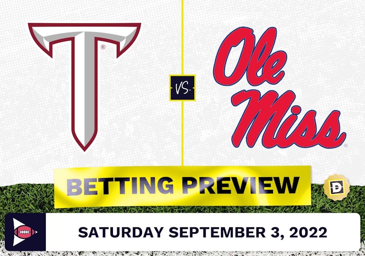 Troy State vs. Mississippi CFB Prediction and Odds - Sep 3, 2022