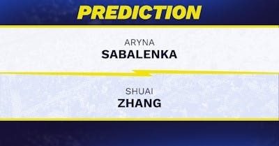 Aryna Sabalenka vs. Shuai Zhang prediction, odds, picks for WTA Toronto 2026