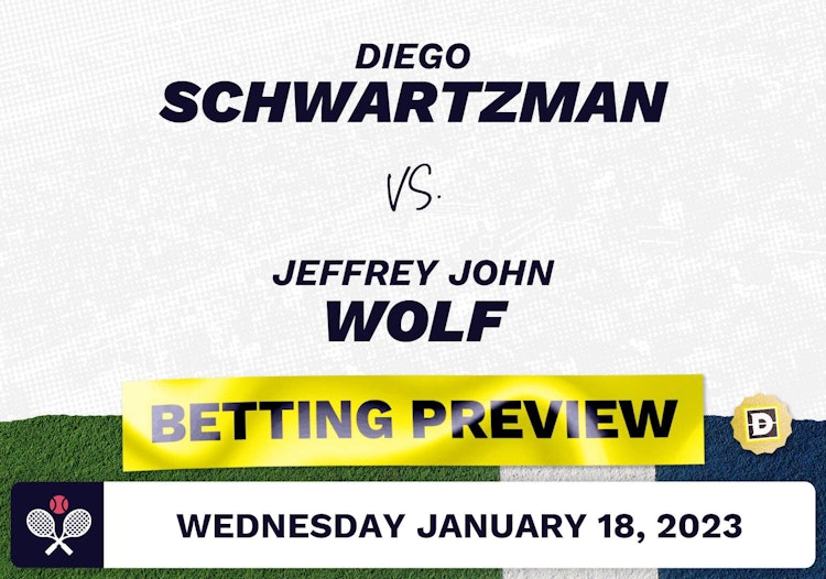 Diego Schwartzman vs. Jeffrey John Wolf Predictions - Jan 18, 2023