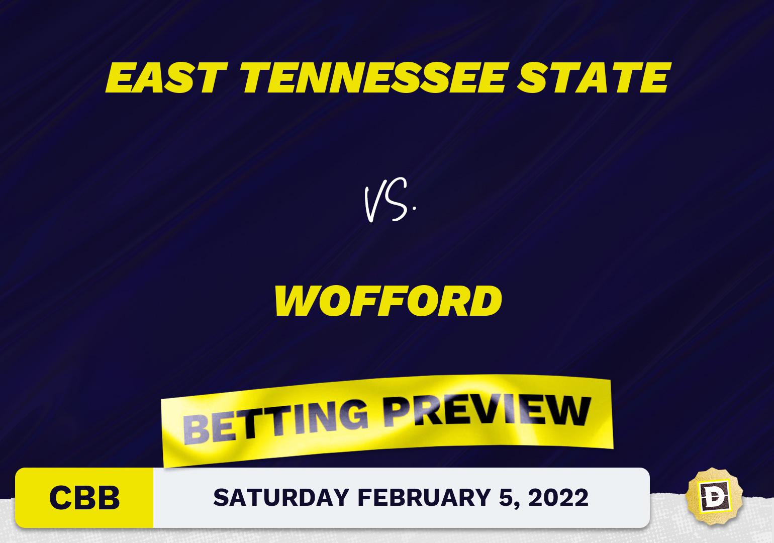 East Tennessee State vs. Wofford CBB Predictions and Odds - Feb 5, 2022