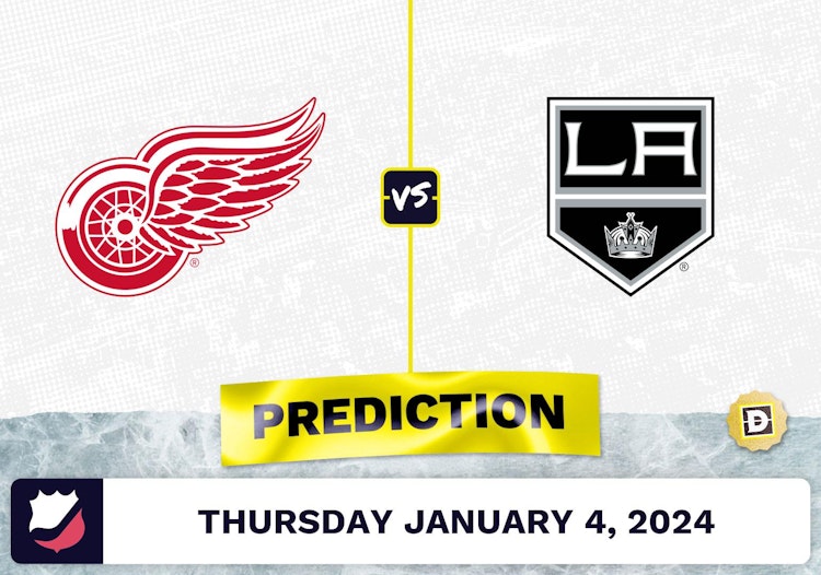 Detroit Red Wings vs. Los Angeles Kings Prediction, Odds, NHL Picks  [1/4/2024]