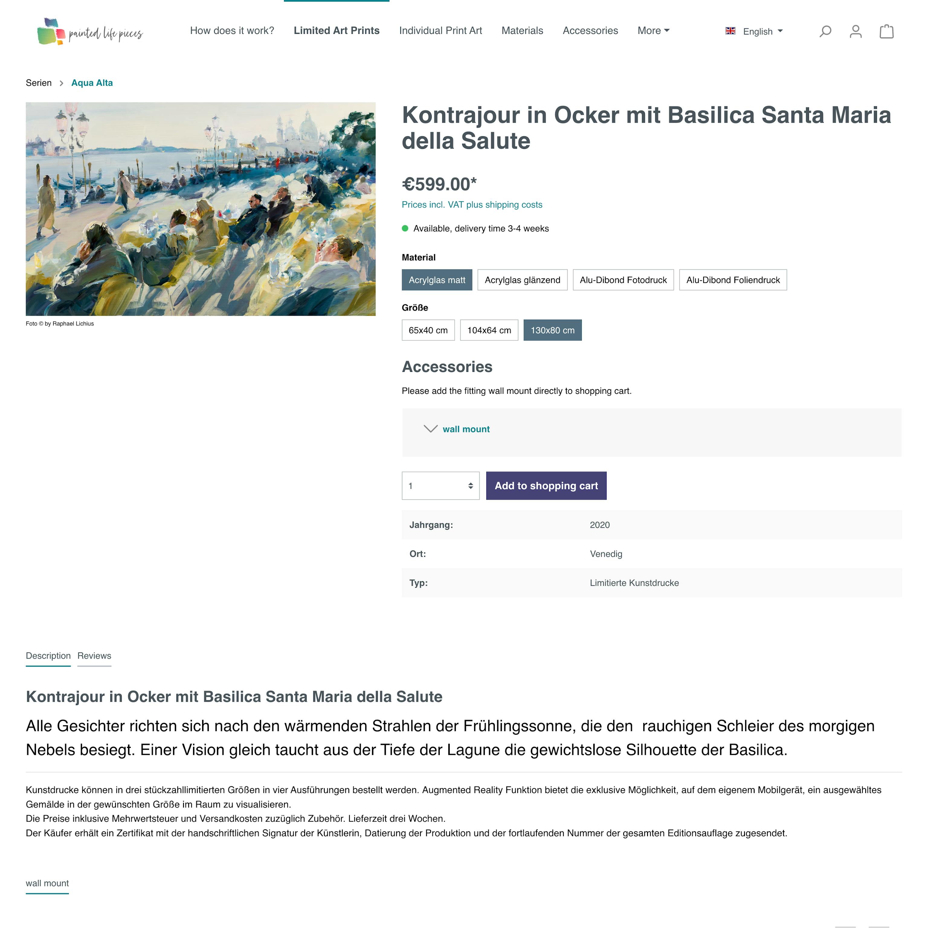 Product detail page (Desktop) Product detail page (Desktop)