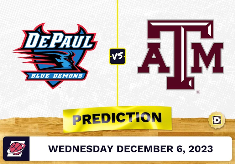 DePaul vs. Texas A&M Basketball Prediction - December 6, 2023