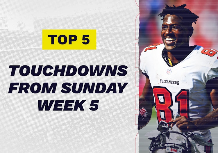 2021 NFL Season: The Top 5 Touchdowns of Sunday, October 10, 2021