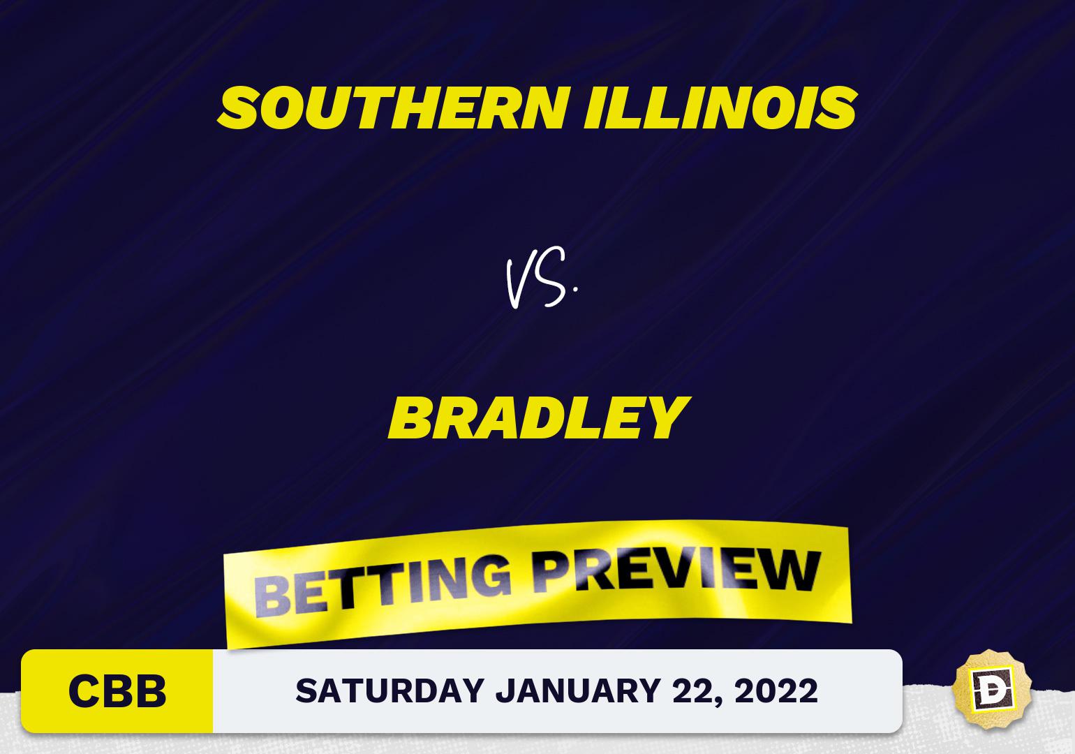 Southern Illinois vs. Bradley CBB Predictions and Odds - Jan 22, 2022