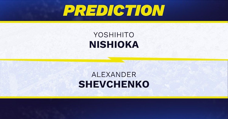 Yoshihito Nishioka vs Alexander Shevchenko Tennis Prediction.