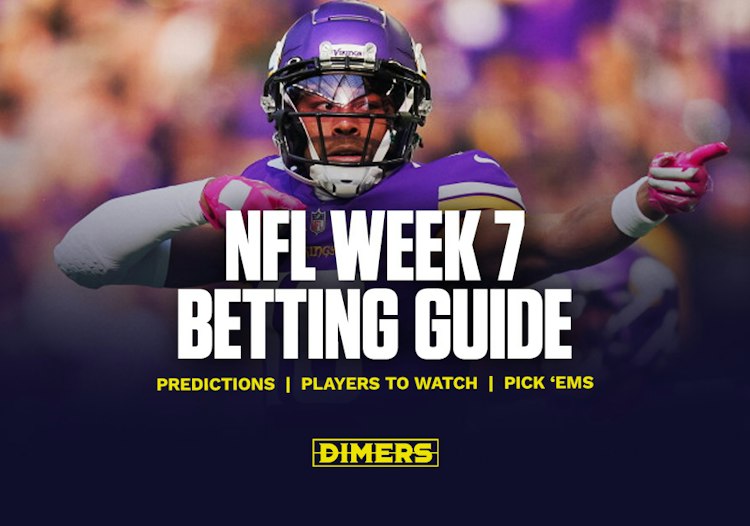 NFL betting guide for Week 7 picks and props.