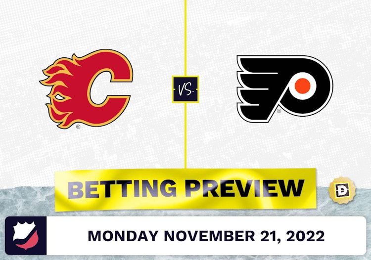Flames vs. Flyers Prediction and Odds - Nov 21, 2022