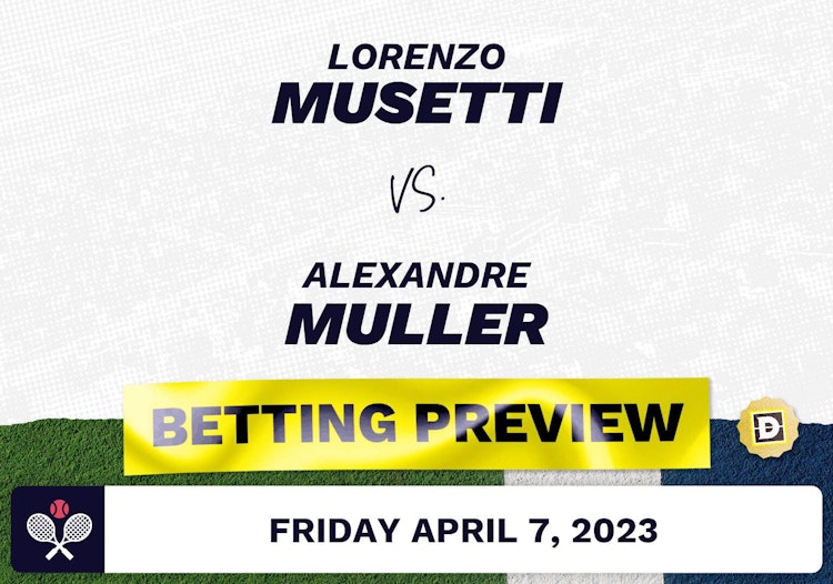 Lorenzo Musetti vs. Alexandre Muller Predictions - Apr 7, 2023