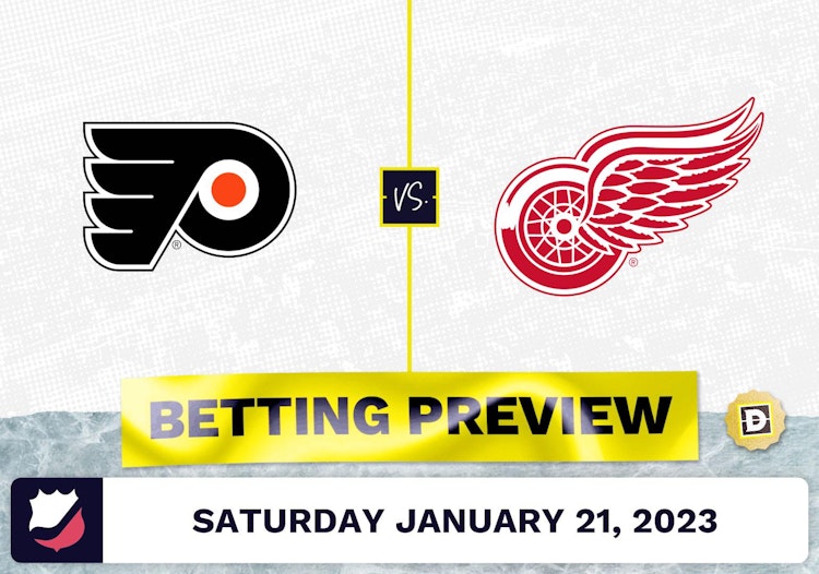 Flyers vs. Red Wings Prediction and Odds - Jan 21, 2023